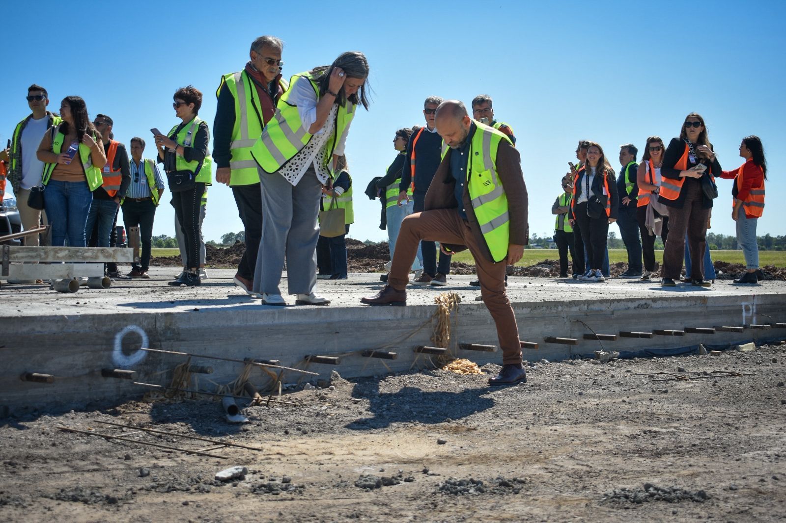 Tiempo récord: en tan solo 45 días, ya se ejecutó la mitad de la obra de renovación del aeropuerto de Rosario